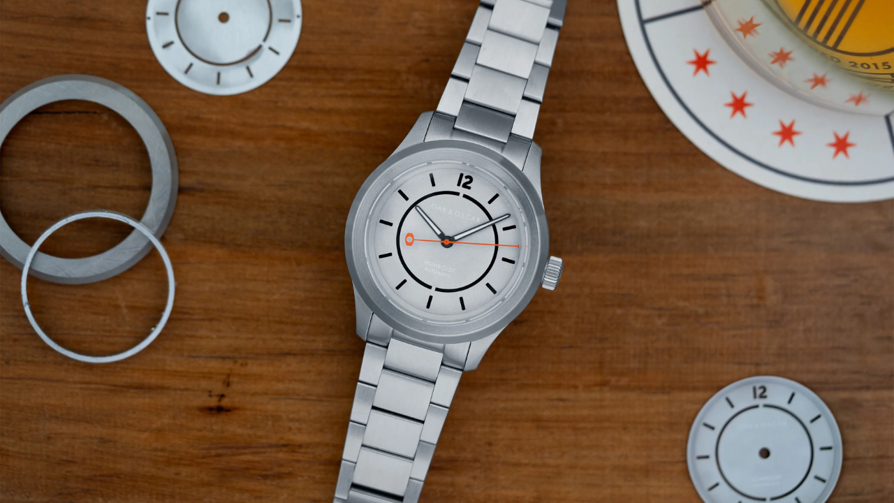 Oak &amp; Oscar lança Humboldt ExP-02 com mostrador e bisel produzidos internamente a laser