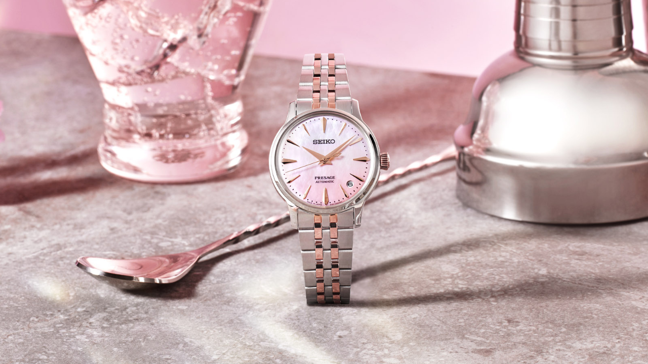 Seiko lança Presage Springtime com  mostrador em madrepérola