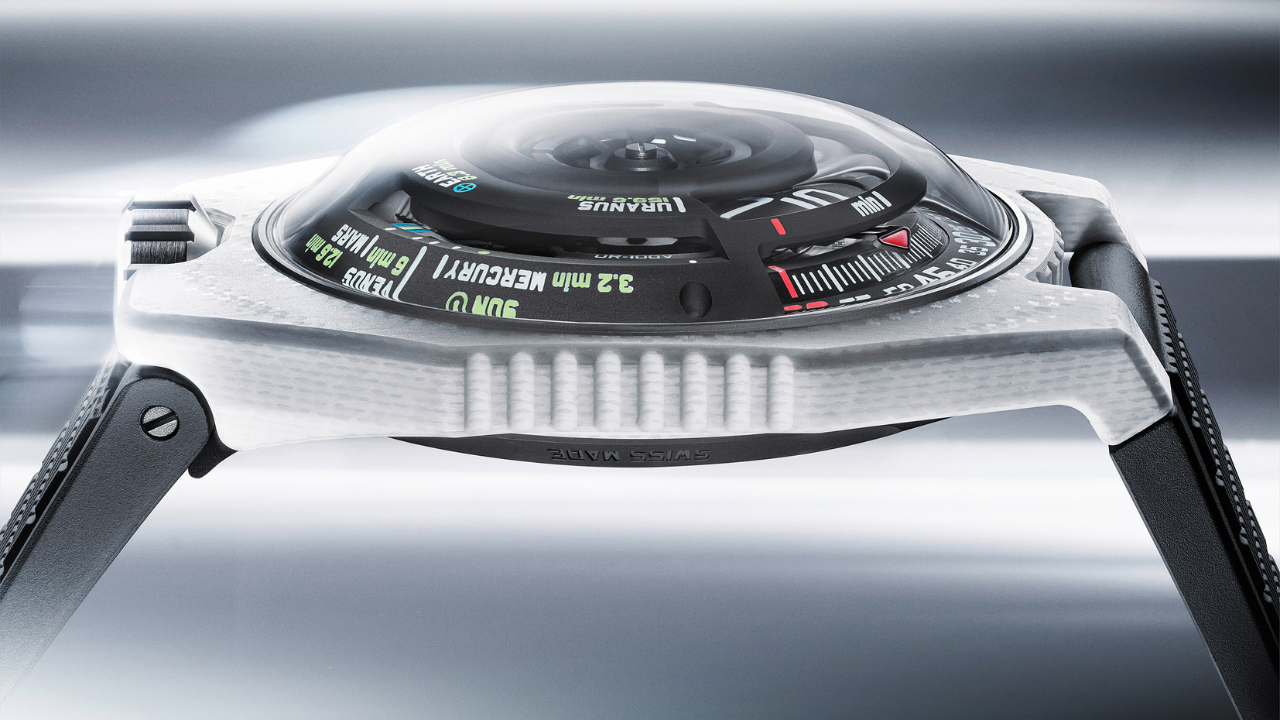 Urwerk apresenta o UR-100V LS Ceramic e propõe uma nova leitura do tempo