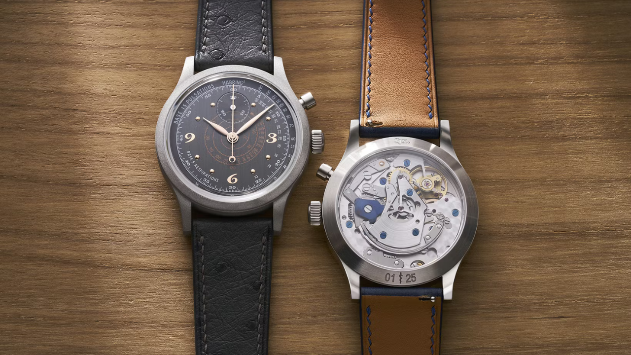 Habring² e SJX apresentam Chrono-Felix Medicus, cronógrafo monopusher de inspiração médica