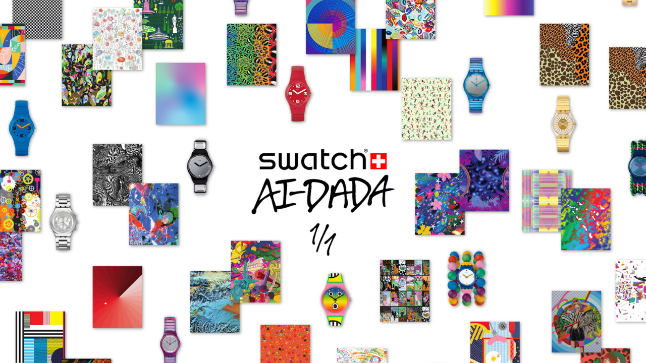 Swatch lança o AI-DADA globalmente: agora qualquer pessoa pode criar seu próprio relógio com um prompt