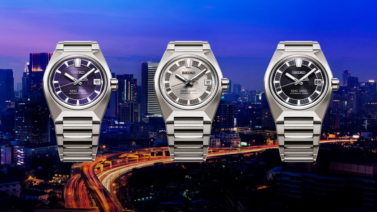 King Seiko VANAC Tokyo Highway: três cores inspiradas nas vias expressas noturnas de Tóquio