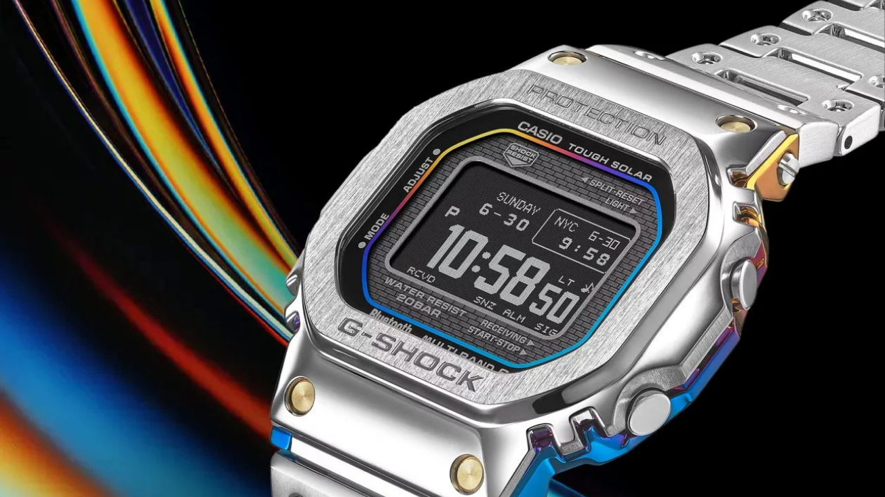 G-Shock Full Metal GMW-BZ5000RC Rainbow: o "quadrado" em aço com acabamento arco-íris