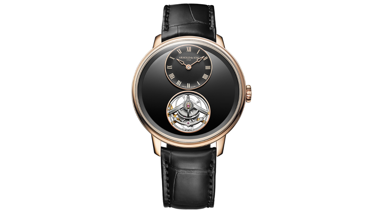 Arnold &amp; Son Ultrathin Tourbillon Onyx: um relógio de contrastes