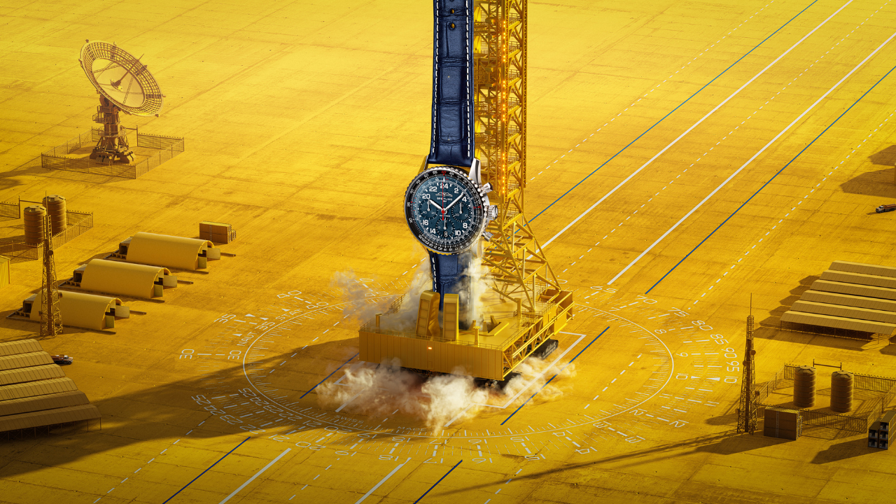 Breitling Navitimer Cosmonaute Artemis II: meteorito no mostrador e 450 peças