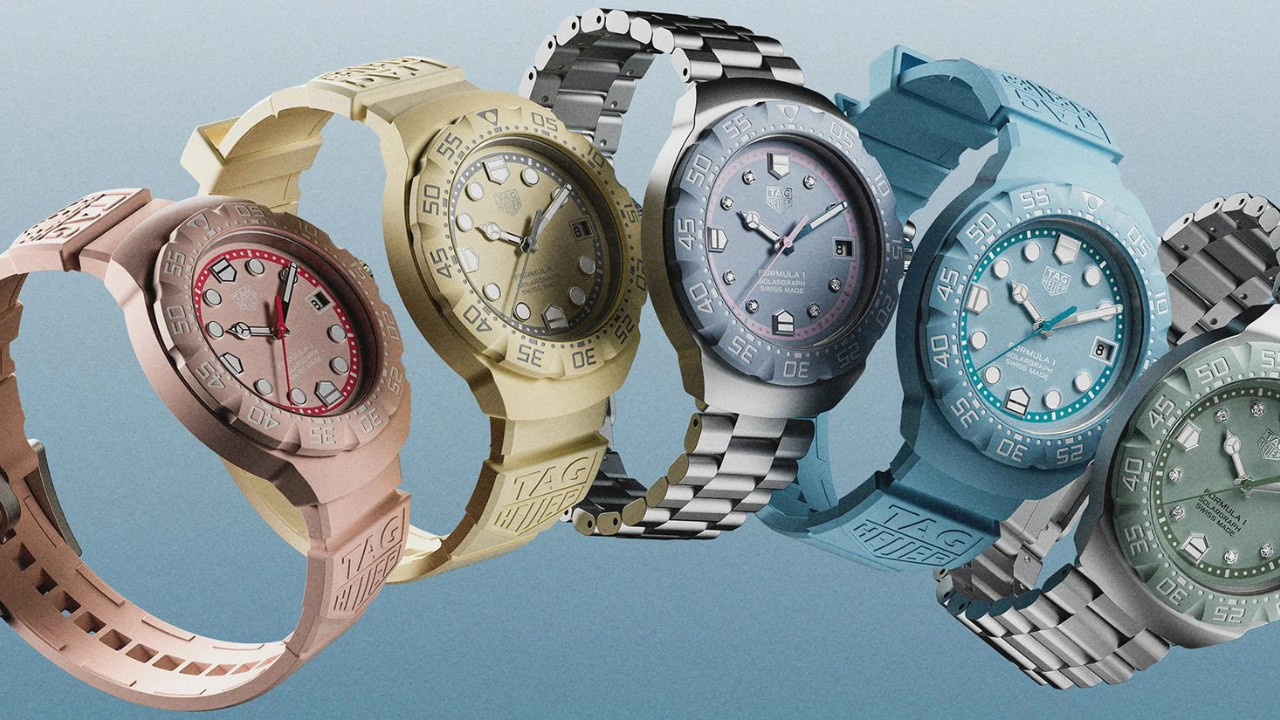 TAG Heuer Formula 1 Solargraph: cinco novos colorways em paleta pastel