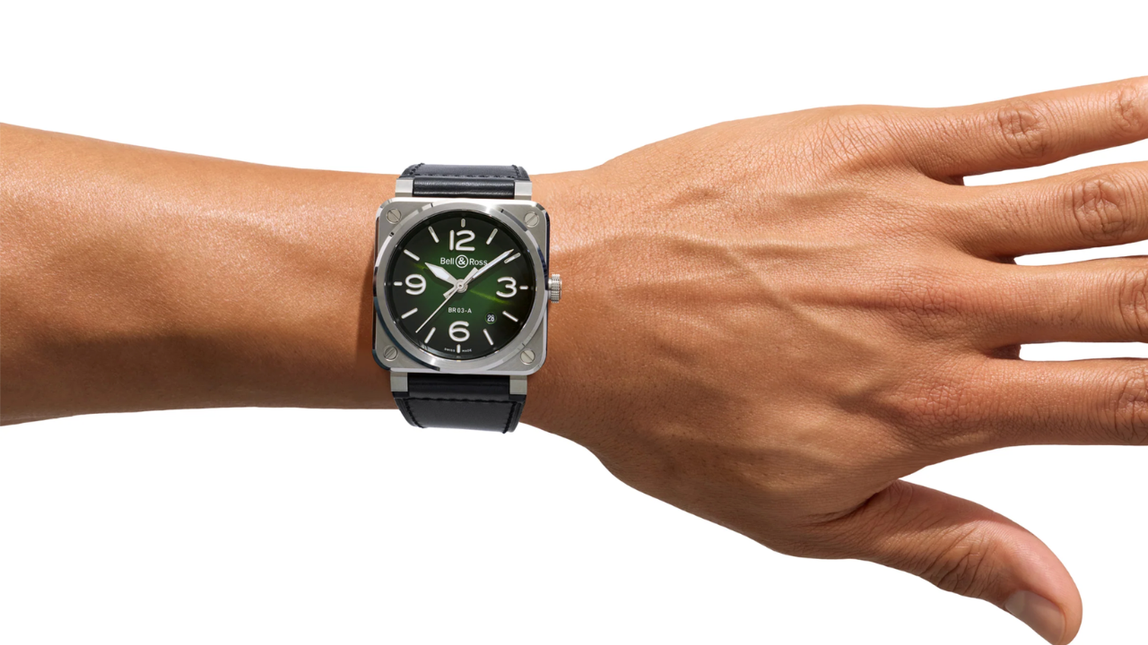 Bell &amp; Ross BR-03 Green Steel: o instrumento quadrado ganha mais uma cor da temporada
