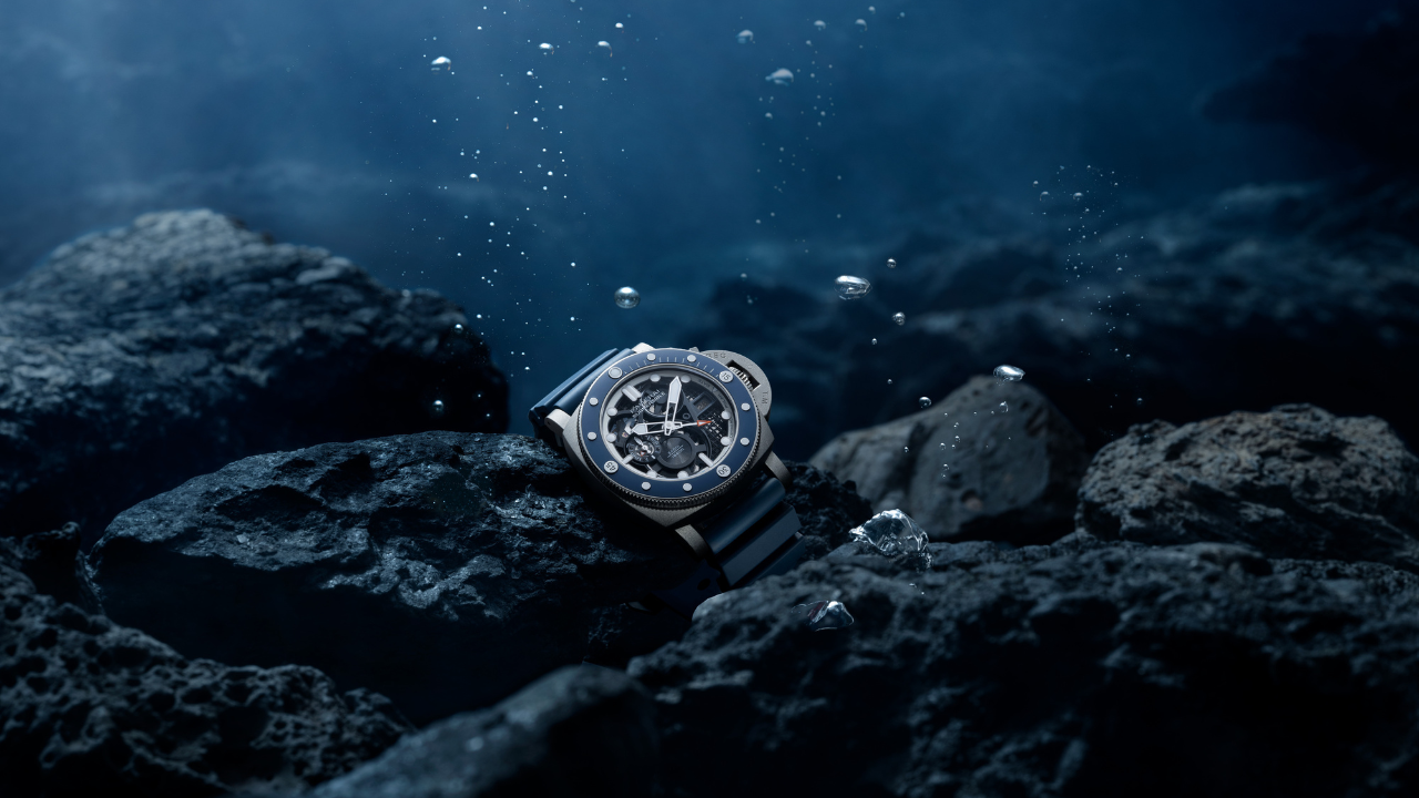 Panerai Submersible GMT PAM01495: titânio DMLS, esqueletizado e 500 metros de resistência