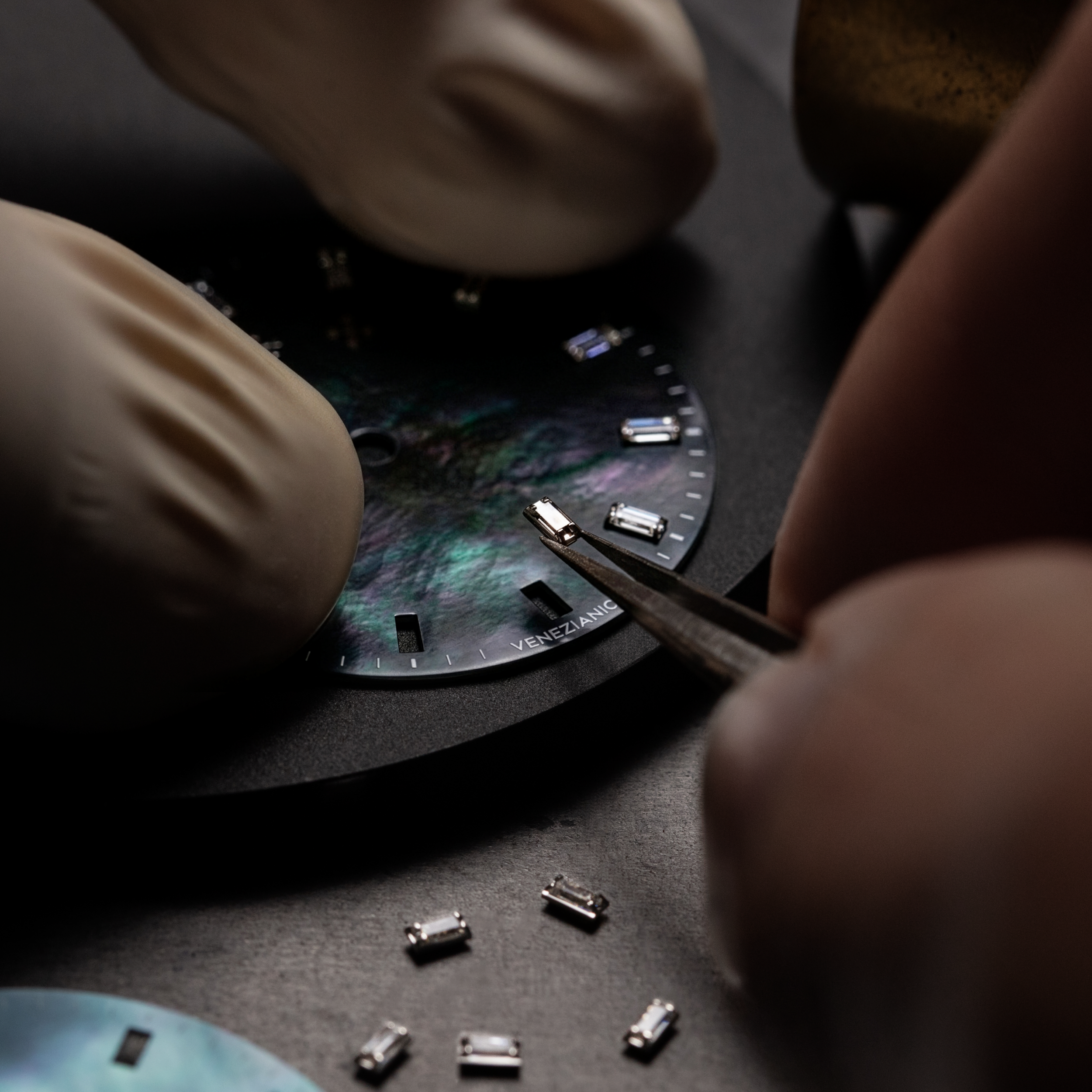 1_1 - Applying Baguette-Cut Moissanites to the Dial ref. 6121514C.png