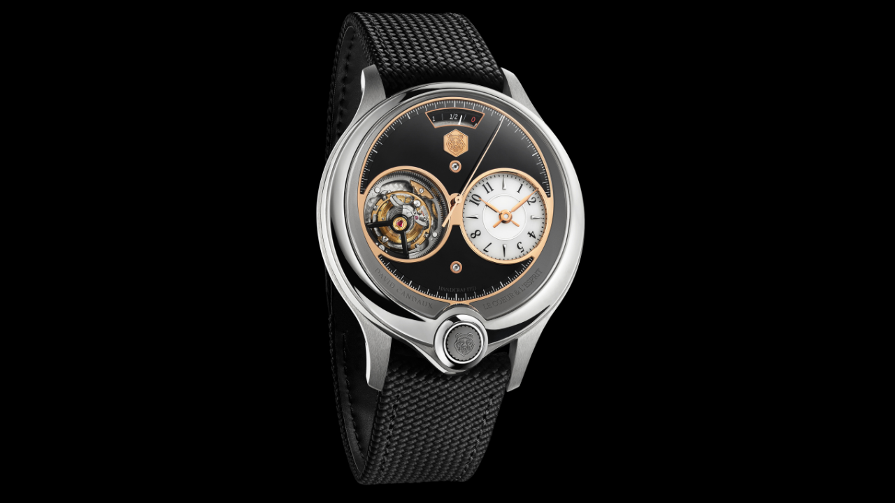 David Candaux DC1 Platine Art du Tourbillon: onix espelho, opala e o primeiro platinum da casa