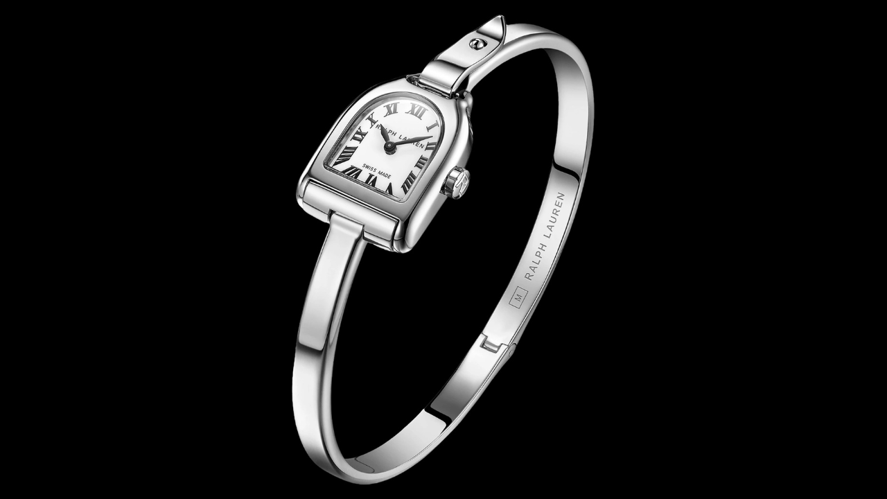 Ralph Lauren Stirrup Bangle Watch: o estribos da herança equestre num bracelete de joalheria