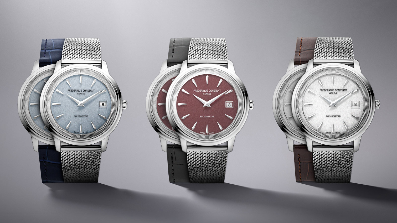 Frederique Constant Classics Moneta Solarmetre: o primeiro movimento solar da marca, em parceria com a La Joux-Perret