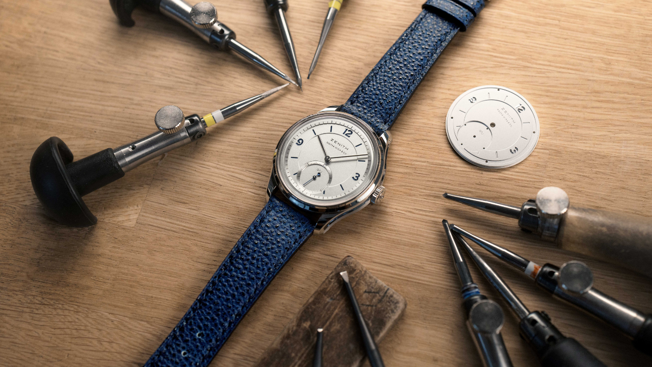 Zenith G.F.J. Calibre 135 Double Signed com Naoya Hida &amp; Co.: platina, prata sólida e urushi azul em 10 peças