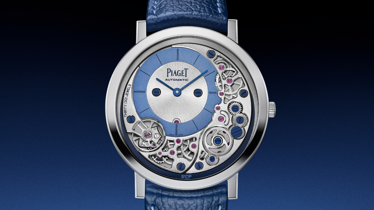 Piaget x Wristcheck: o Altiplano Ultimate Automatic de 4,3 mm em azul, 30 peças e a geração que mudou o mercado