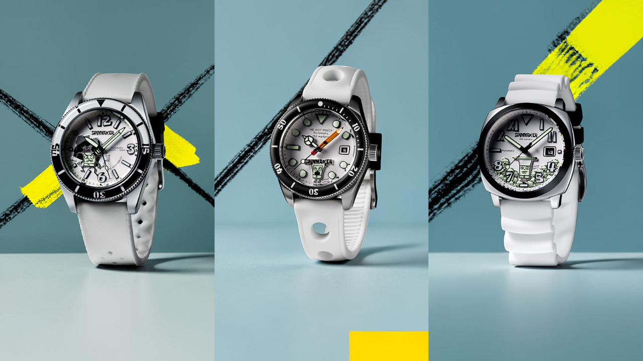 Spinnaker x SpongeBob DoodleBob: o doppelganger maligno do desenho animado em três relógios entre USD 425 e USD 525