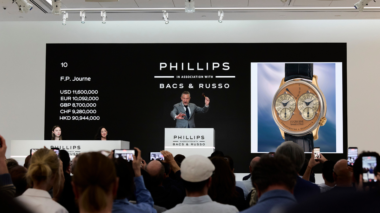 Phillips New York Watch Auction XIV: USD 75,8 milhões, 100% vendido e um F.P. Journe por USD 13,9 milhões