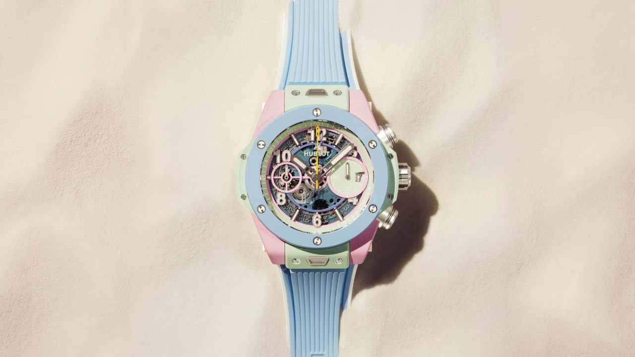 Hublot Big Bang Summer 2026: cerâmica pastel em Saint-Tropez, tourbillon em safira rosa e o primeiro Big Bang 33 mm sem diamantes