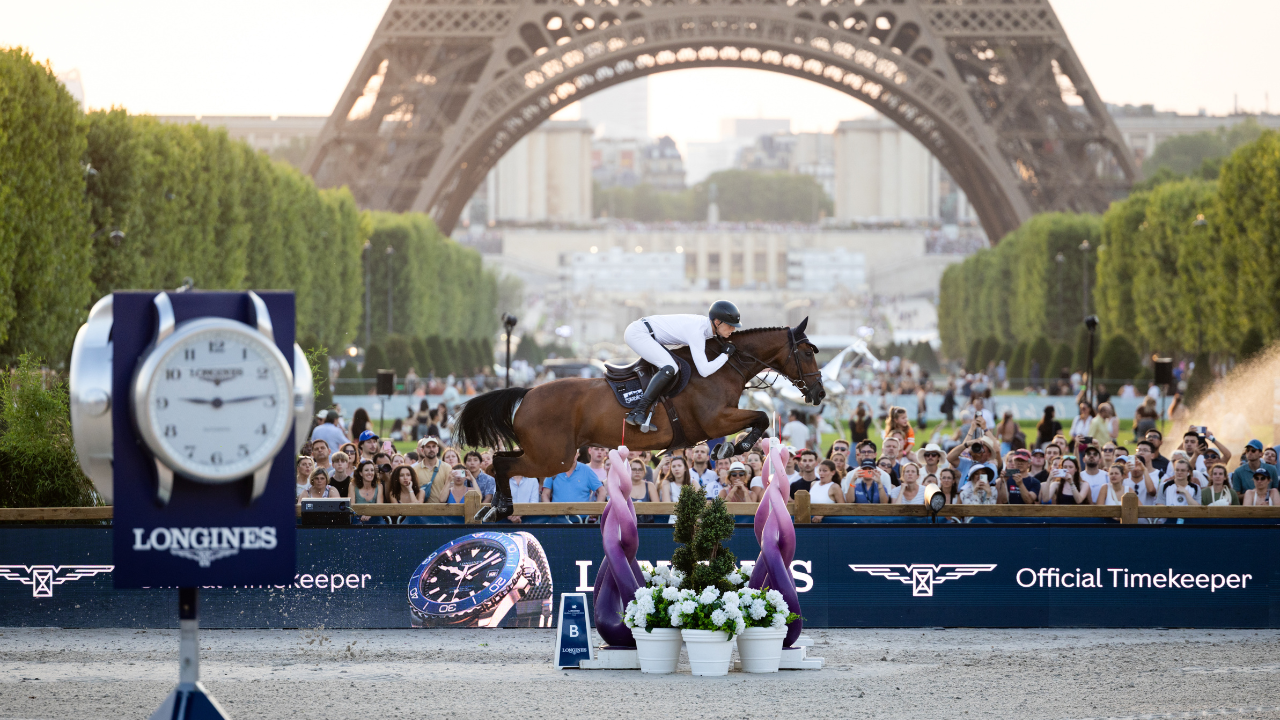 Longines em Paris: Max Kühner vence o Grand Prix do LGCT e a marca apresenta o HydroConquest como relógio oficial do circuito