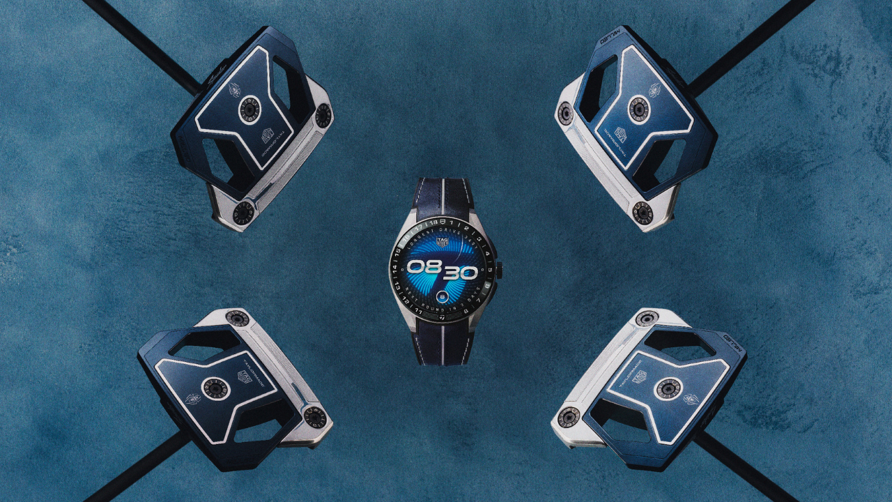 TAG Heuer Connected Calibre E5 x TaylorMade: strokes gained no pulso, bezel com 18 buracos e um putter co-assinado