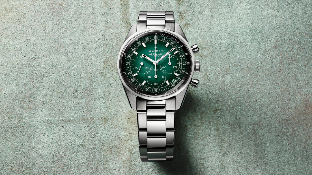 Zenith Chronomaster Original Paris Edition: o A386 de 1969 em verdigris, 50 peças exclusivas para a França