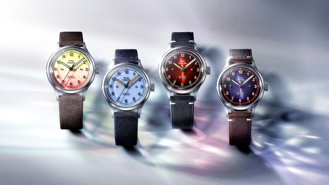 Studio Underd0g 02Series Gen 2: 63 horas de reserva, dois novos mostradores sunburst e a primeira atualização do field watch mais luminescente do mercado