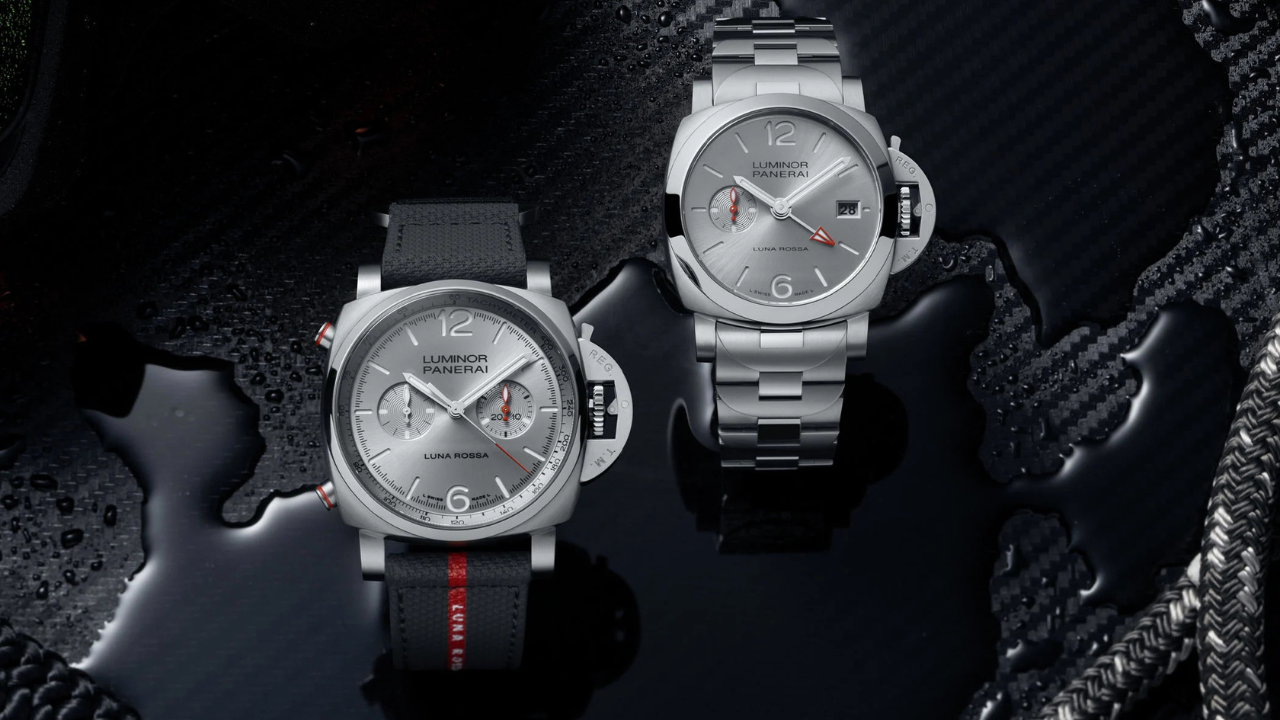 Panerai Luminor Luna Rossa Chrono PAM01768 e GMT PAM01791: dois novos relógios para a contagem regressiva da America's Cup em Nápoles