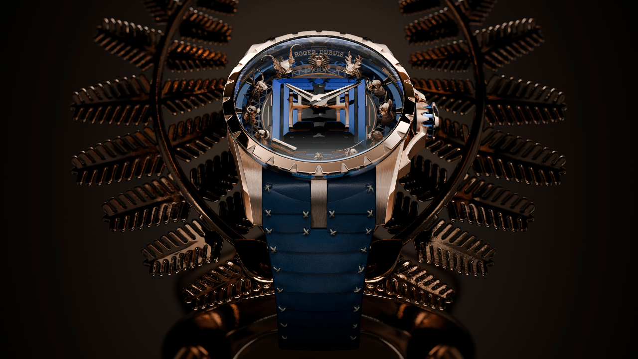 Roger Dubuis Excalibur The Kabuto Legacy: 12 elmos samurai em ouro rosa esculpidos à mão