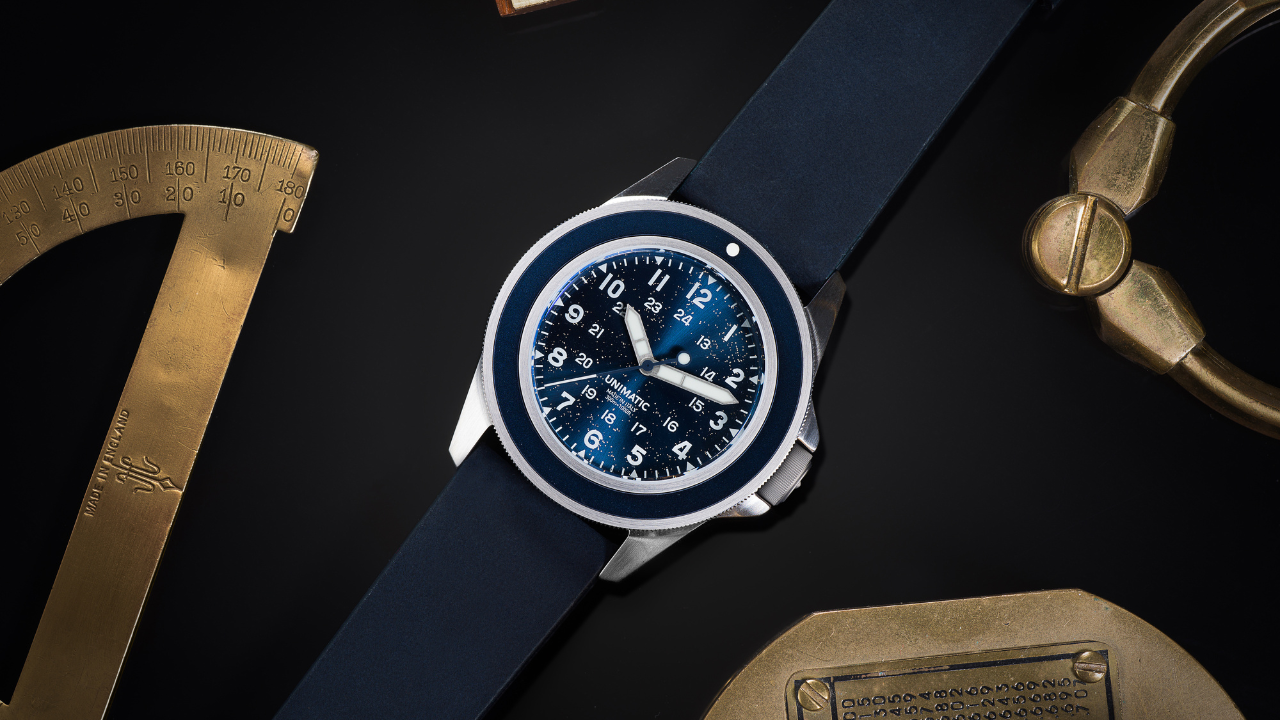 UNIMATIC U1-SFM x San Francisco Market: mostrador eletroquímico com textura "geológica", 111 peças e o italiano que parece ter sido encontrado, não fabricado