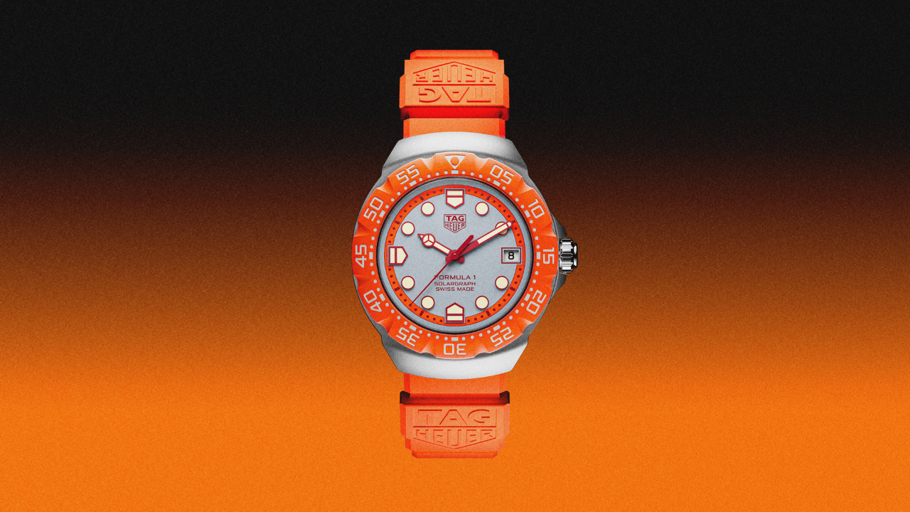 TAG Heuer Formula 1 Solargraph 38mm Zandvoort: cinza, laranja e vermelho para o último Grande Prêmio da Holanda