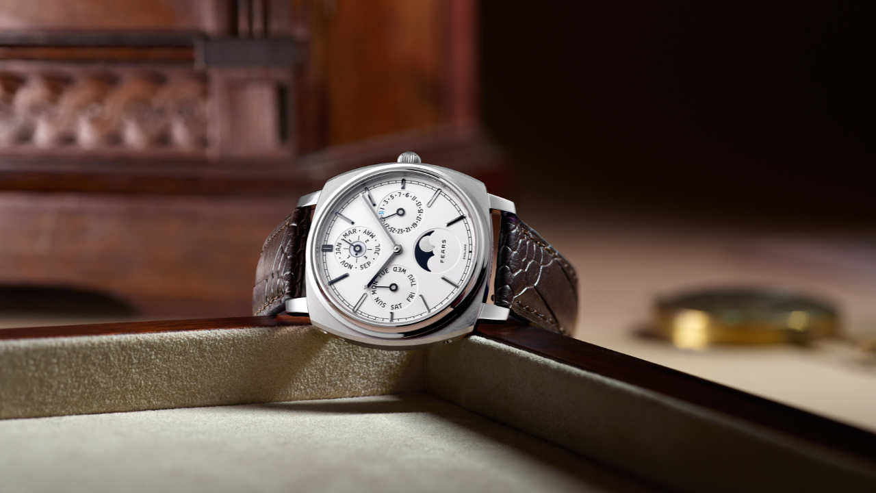 Fears Brunswick 39 Perpetual Calendar: a primeira alta complicação britânica em 180 anos, calendário perpétuo com fase lunar e coleção permanente a £26.950