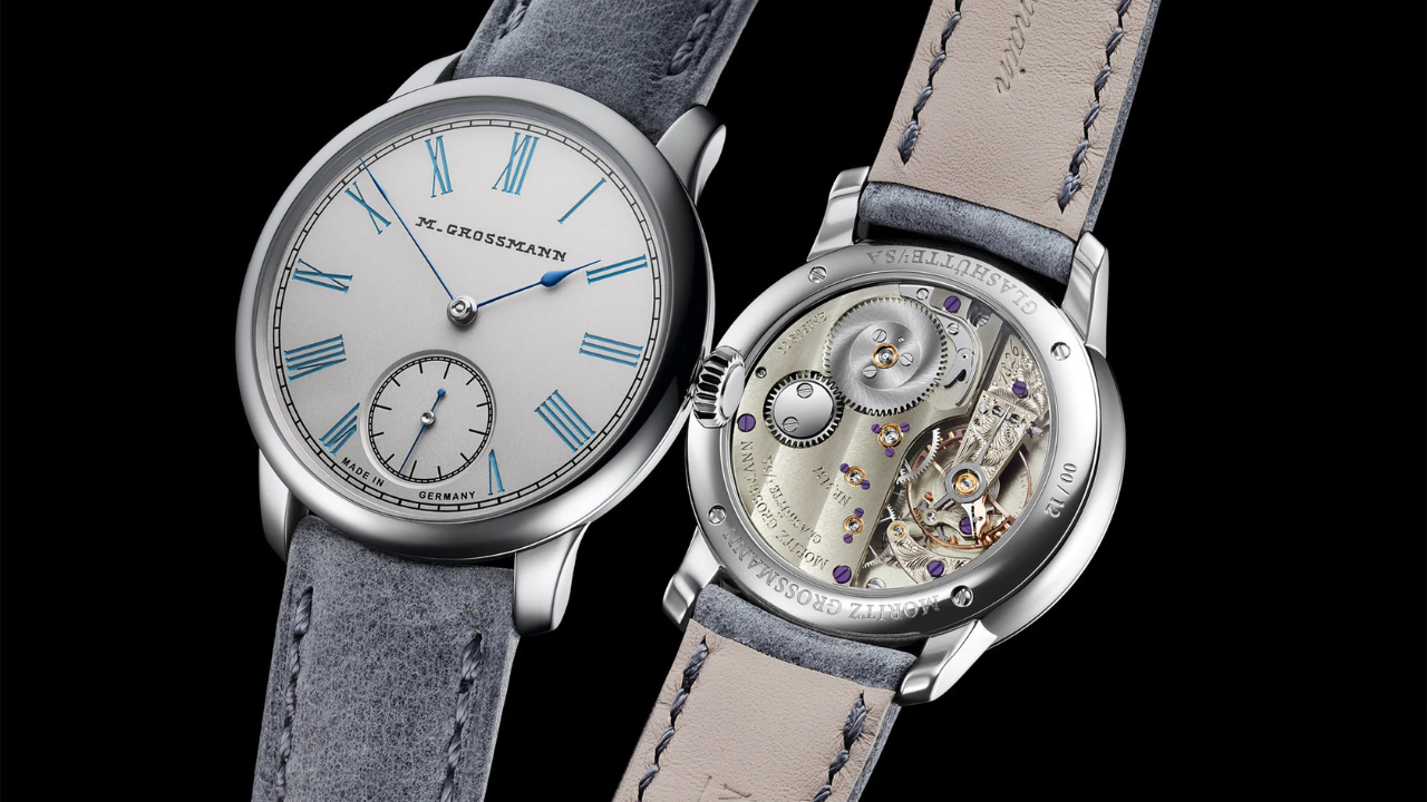 Moritz Grossmann Tefnut 36 Silver-Plated by Friction Turquoise Blue: 12 peças para os 200 anos do fundador