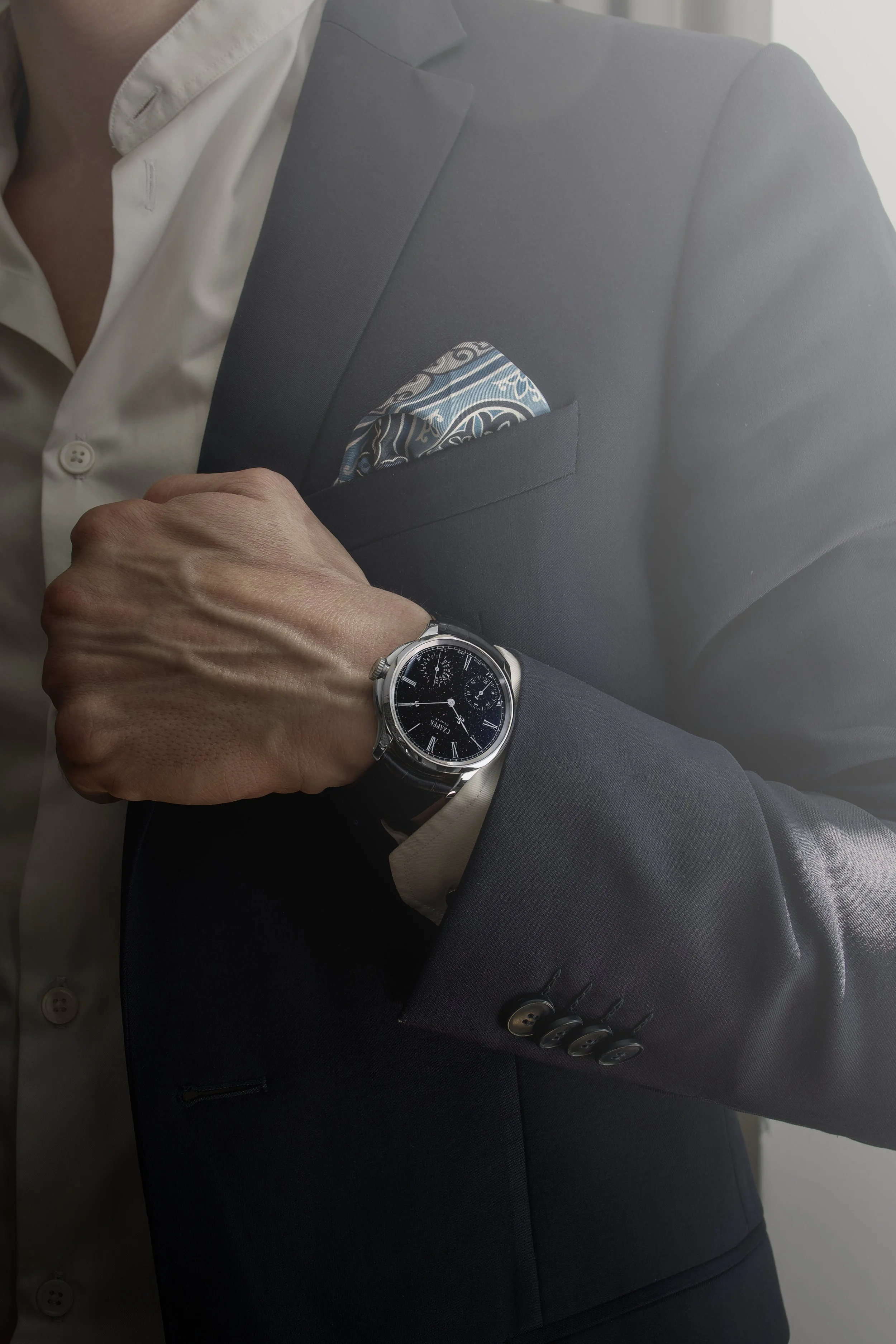 Czapek Quai des Bergues M Midnight in Geneva wristshot 1.jpeg