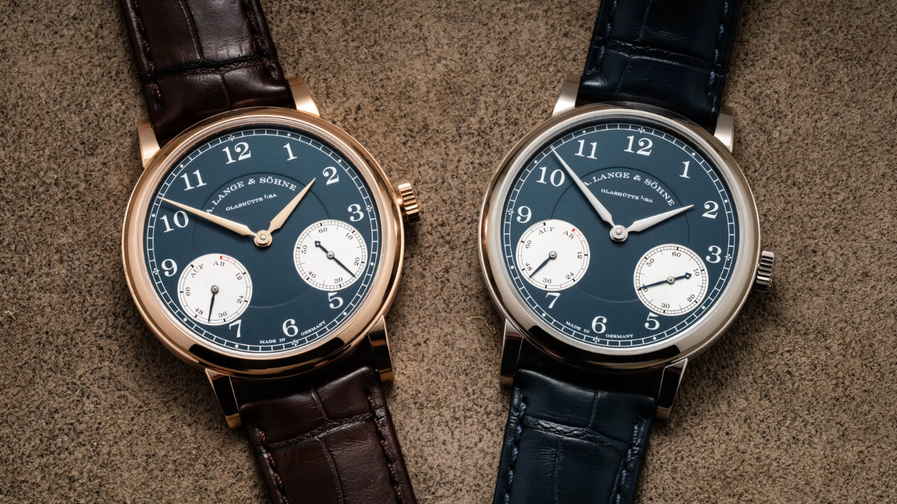 A. Lange &amp; Söhne 1815 Up/Down: caixa reduzida para 37,5 mm, ouro rosa e ouro branco em 300 peças cada