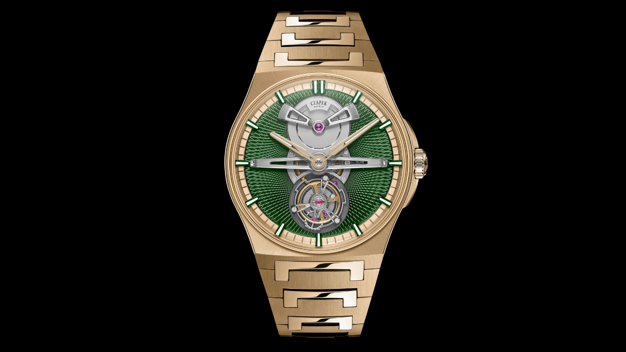 Czapek Antarctique Tourbillon Victory Green: o guilhochê em vórtice que leva o olhar ao tourbillon