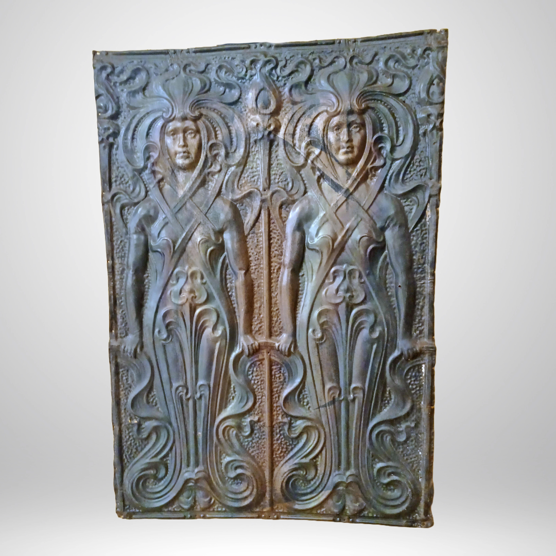 Art Nouveau Twins: A Favorite Tin Frieze Panel