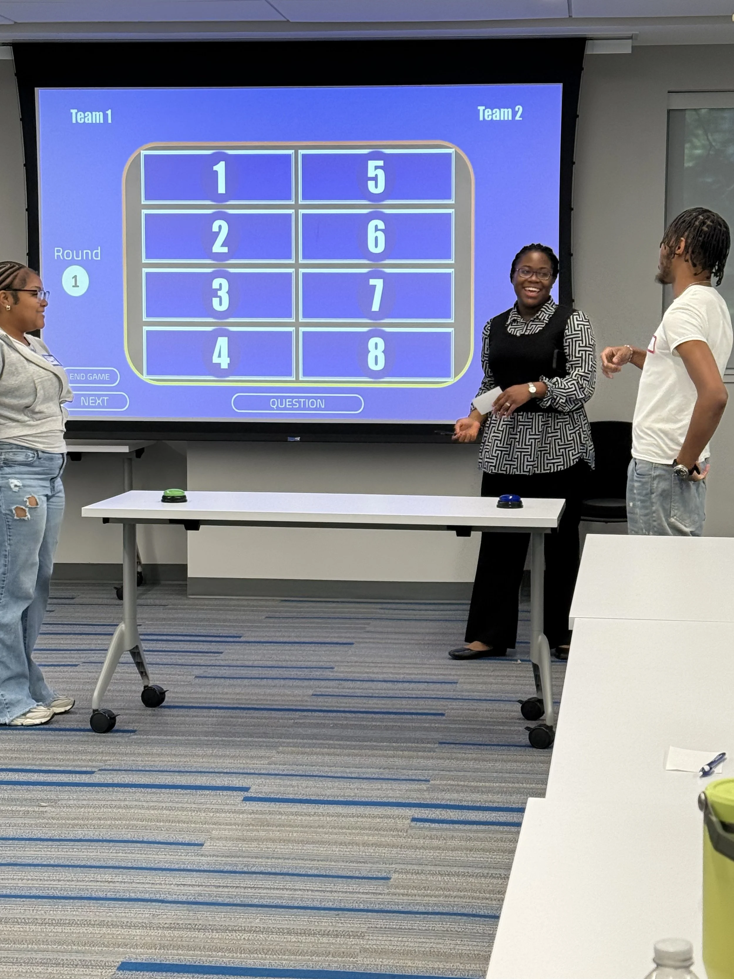 Career Feud on Networking with college sophomore interns