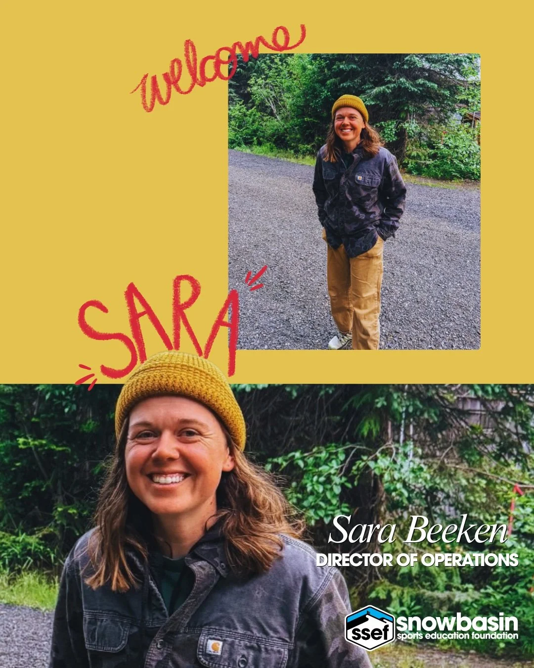 Welcome Sara Beeken as Director Of Operations ~ Snowbasin Sports Education Foundation