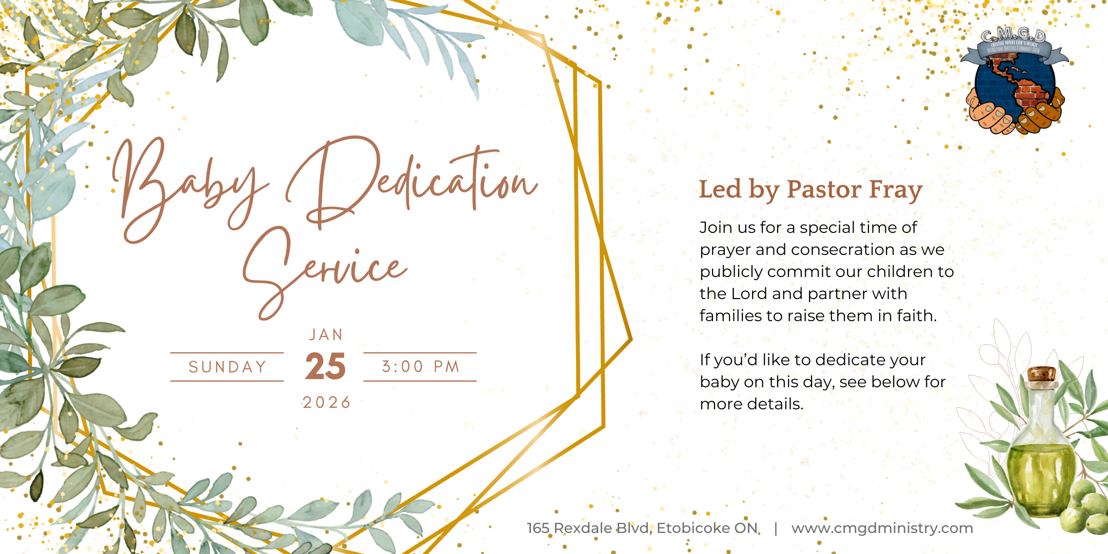 January Baby Dedication