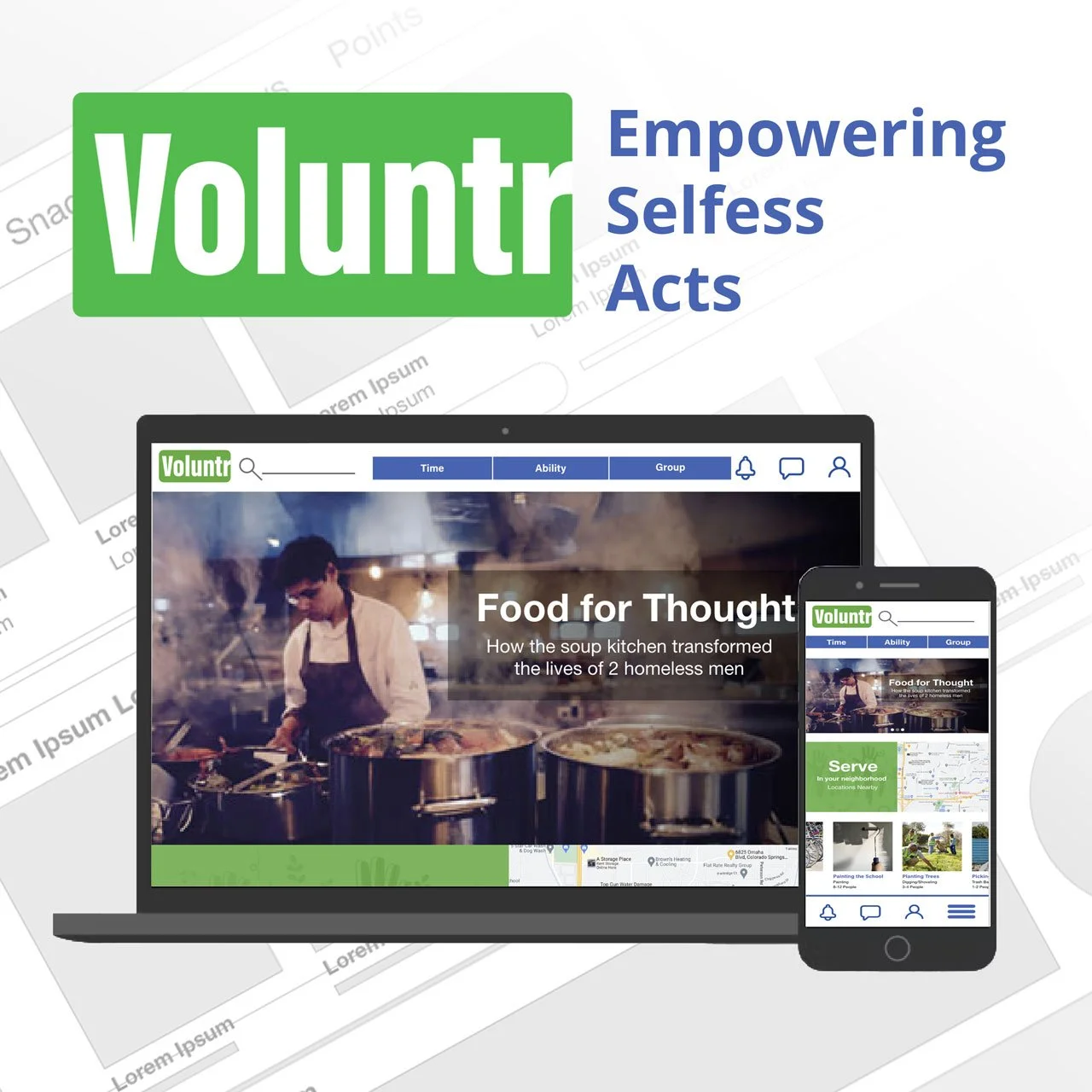 Voluntr App & Webpage