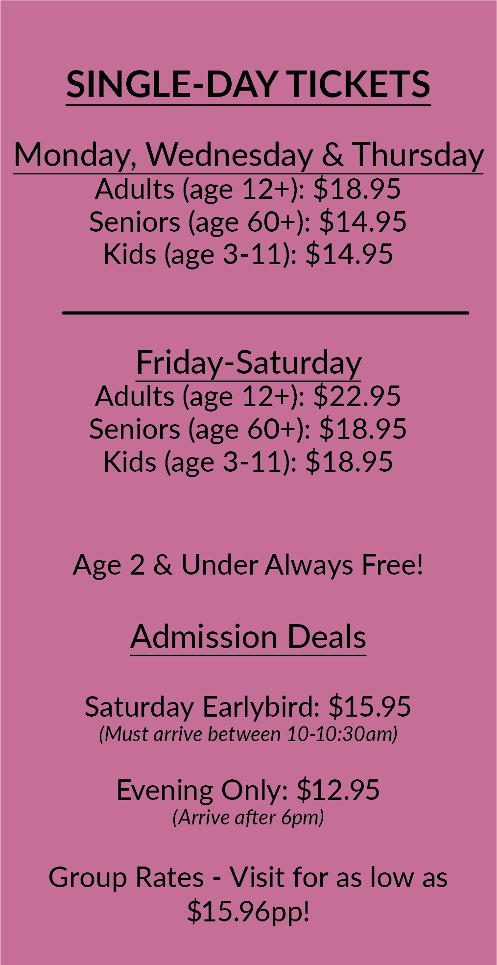 Spring Tickets → Spring Festival Info — Cross E Ranch