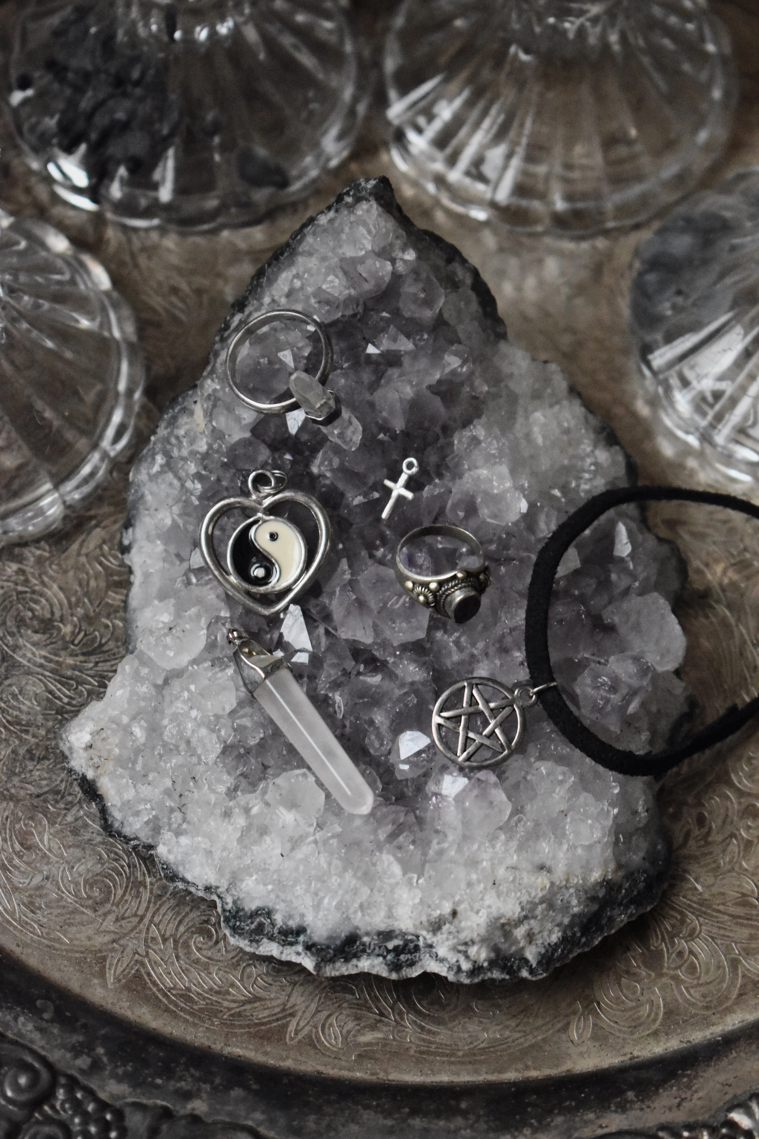 Venus in Scorpio Trading Co-Amethyst Cluster-Crystals-Gothic-Home Decor-Witchy-Witchcraft 2.jpeg