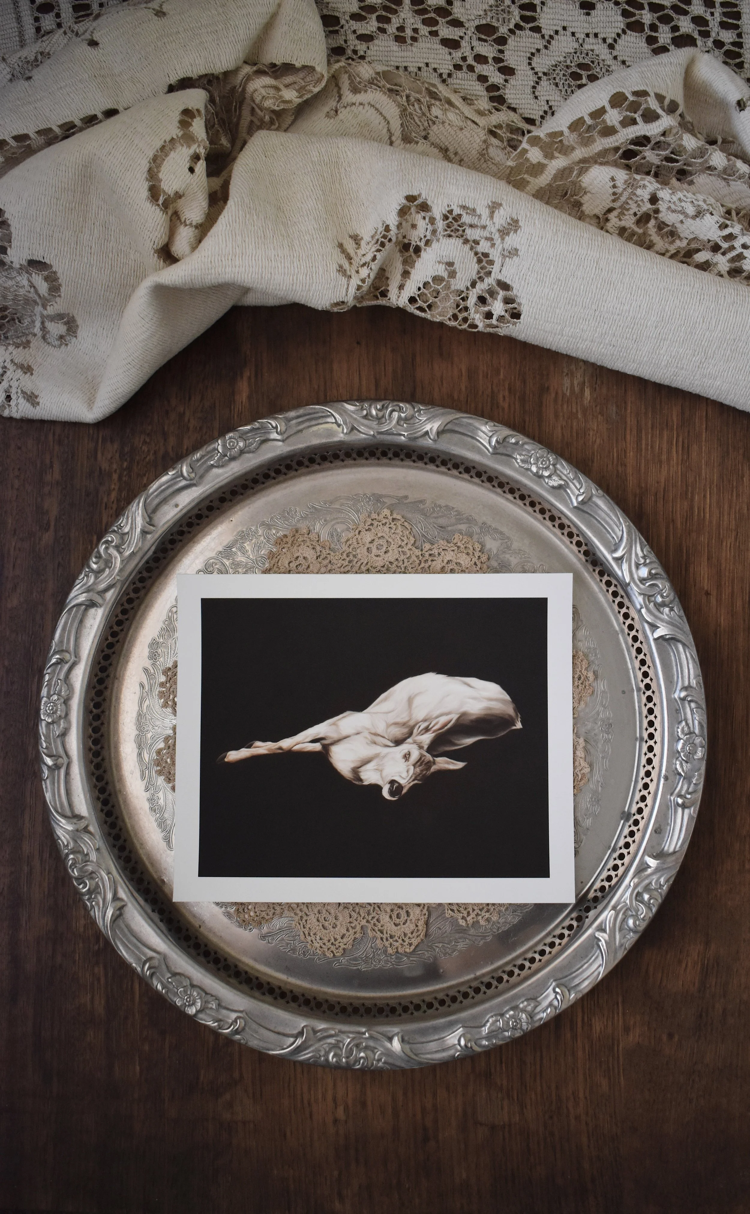 The Rest Cure-Artwork-Art Print-Abigail Doyle-Deer-Gothic Western-Home Interiors 2.JPG