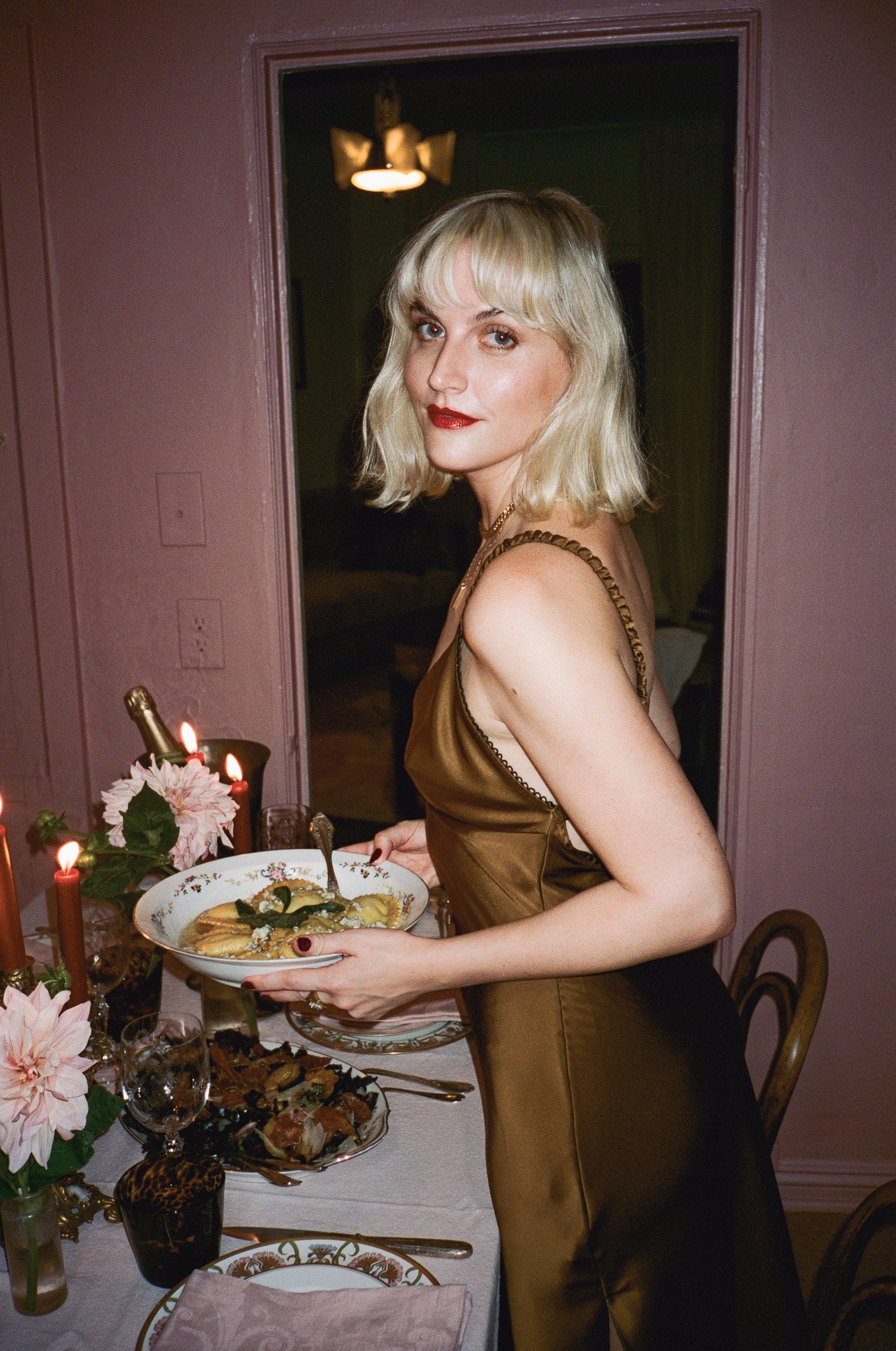 A Feast of Autumn Flavors Pear and Blue Cheese Ravioli — Le Supper Club