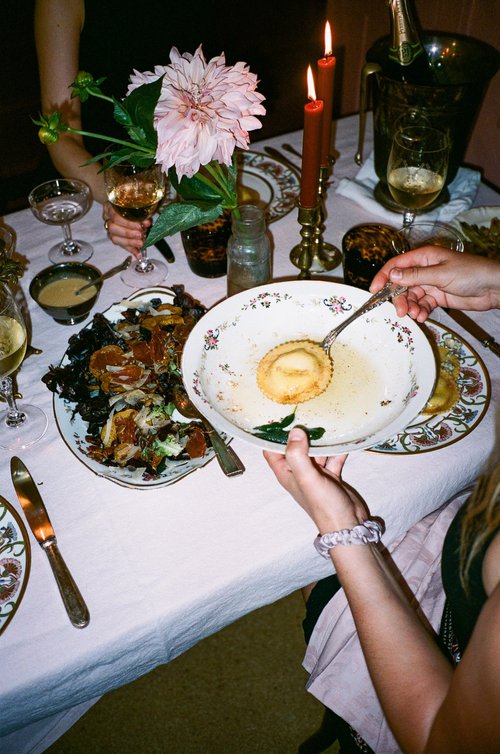A Feast of Autumn Flavors - Pear and Blue Cheese Ravioli — Le Supper Club