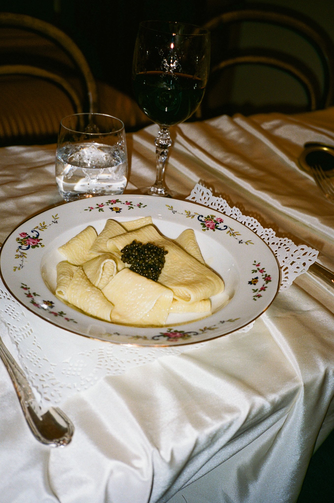 Lace Pasta and Caviar