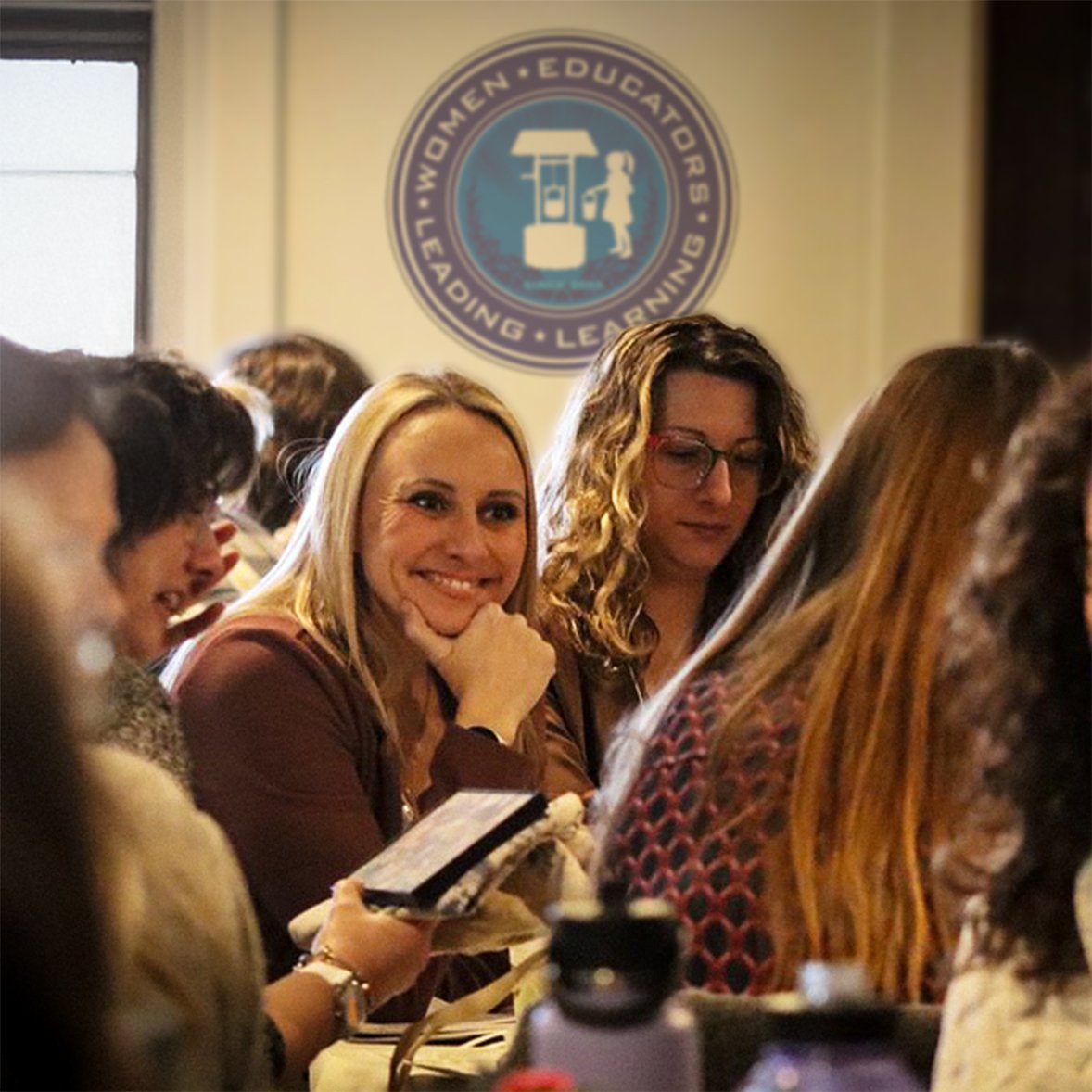 Women at a WELL Women Educators Leading Learning educational conference