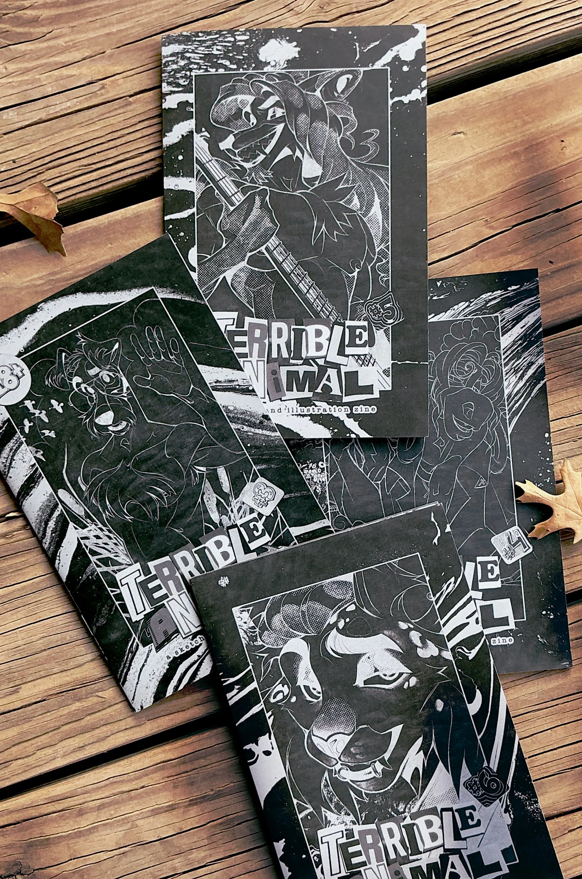 Terrible Animal: Zines #3-6