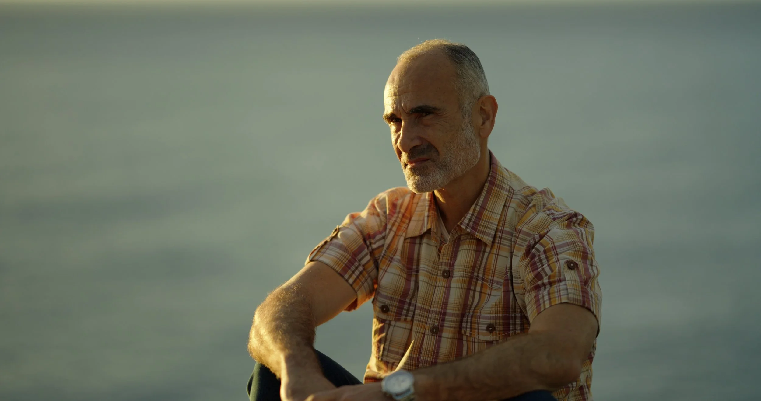 Cinematic portrait lighting from short film shot by cinematographer in Sydney for narrative storytelling