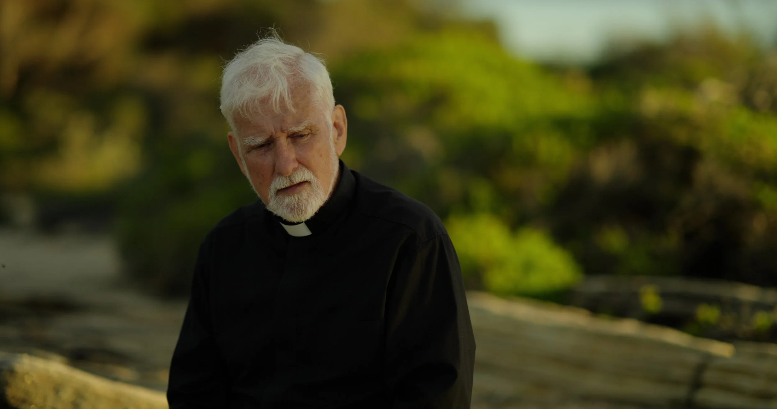 Portrait scene from short film shot by cinematographer in Sydney using natural light and shallow depth of field