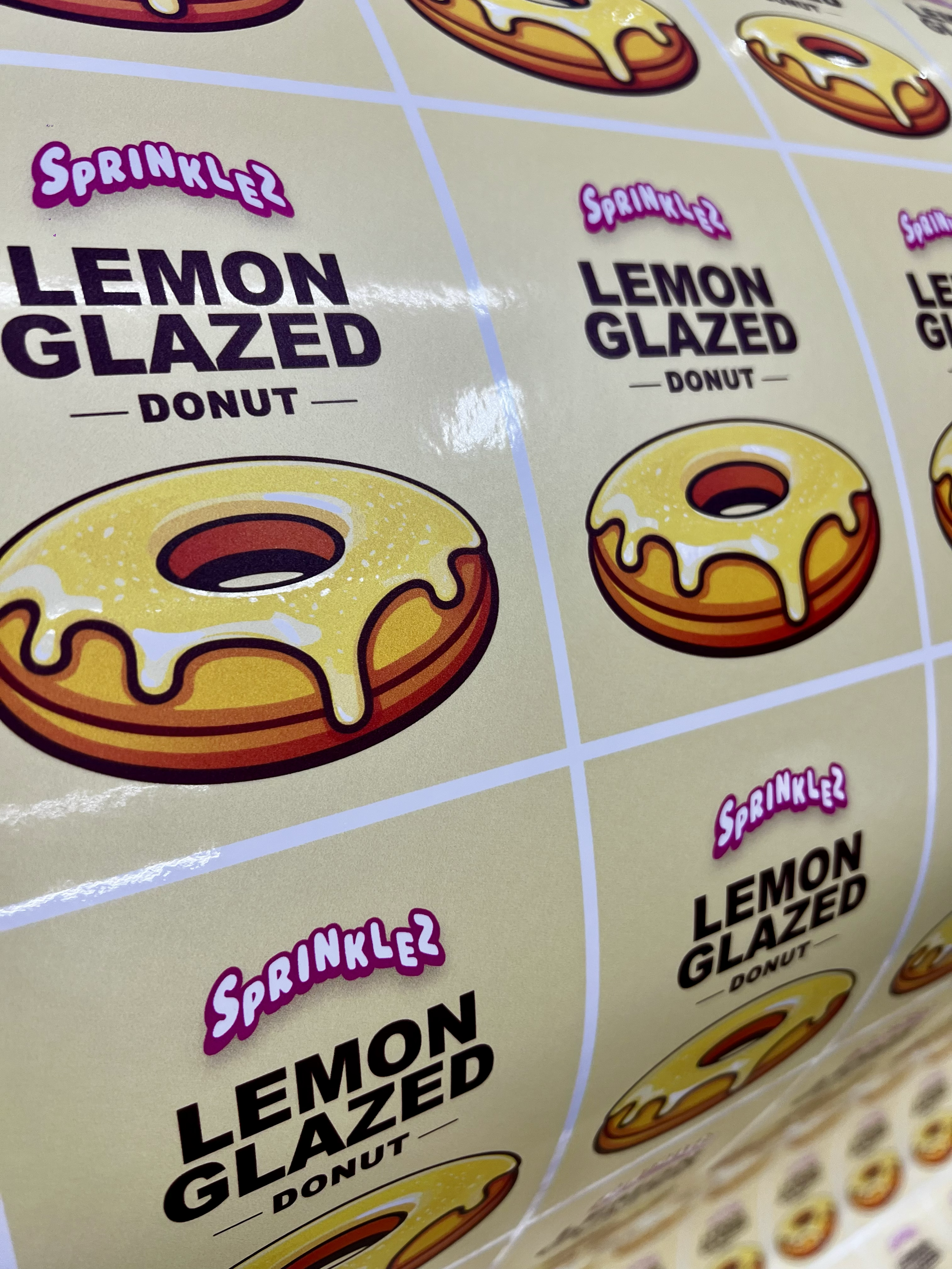 Glazed Donuts: Lemon Glazed (1/8th Bag)